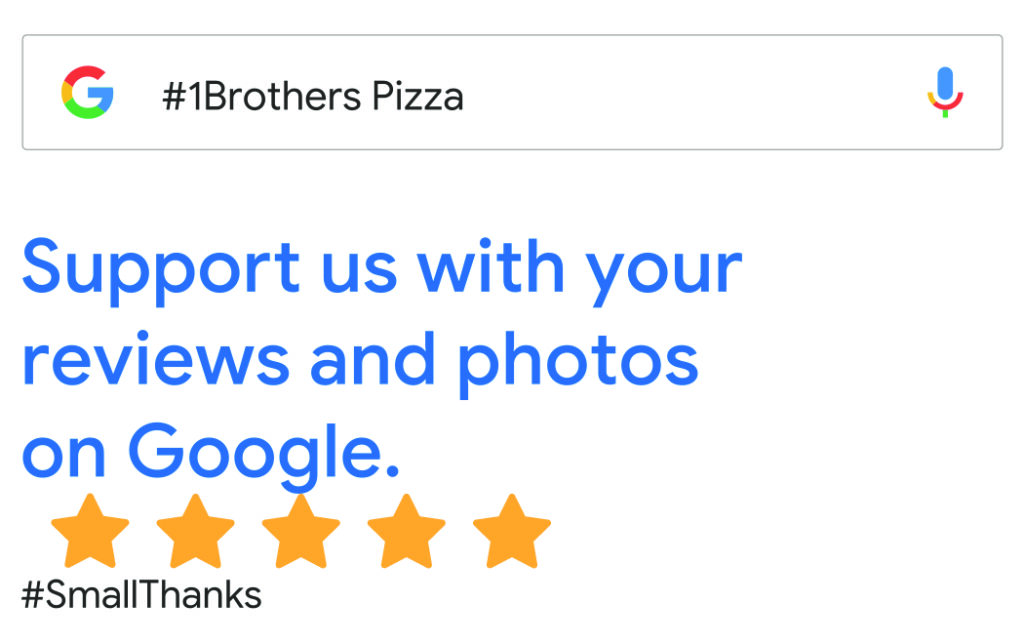 Support us with your review on Google